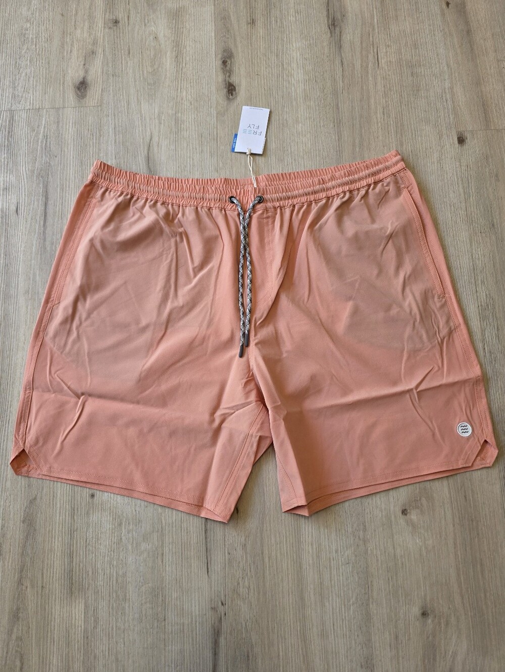 Free Fly Andros Swim Trunks Size XXL Orange Dusk